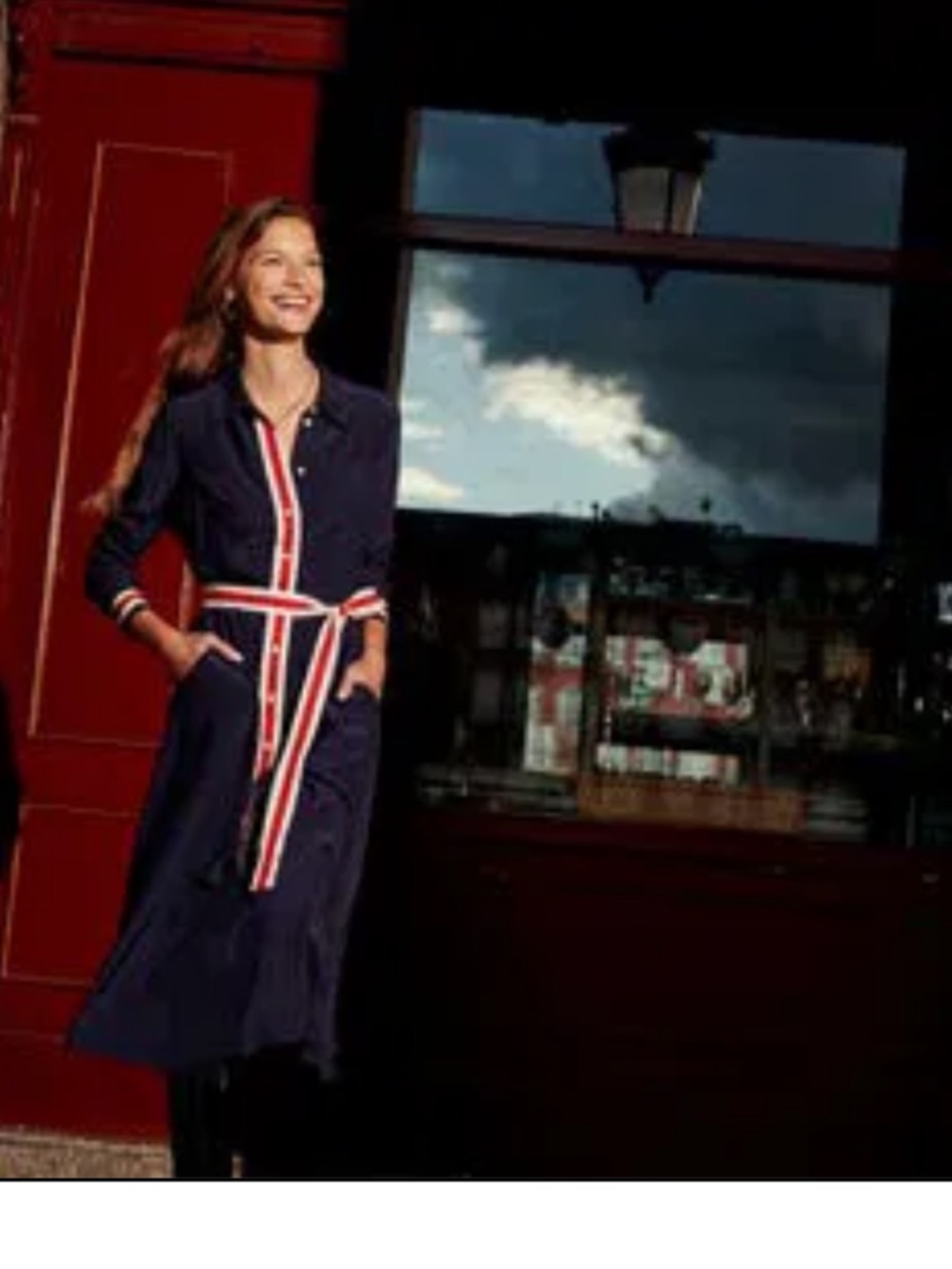 Boden Kate Tipping Shirt Dress NWT size 2R Hard to find!